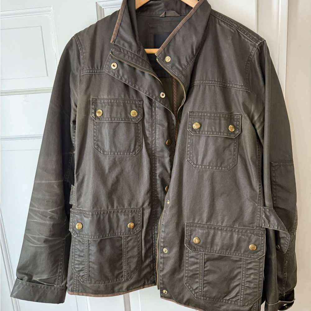 J. Crew Dark Olive Military Jacket